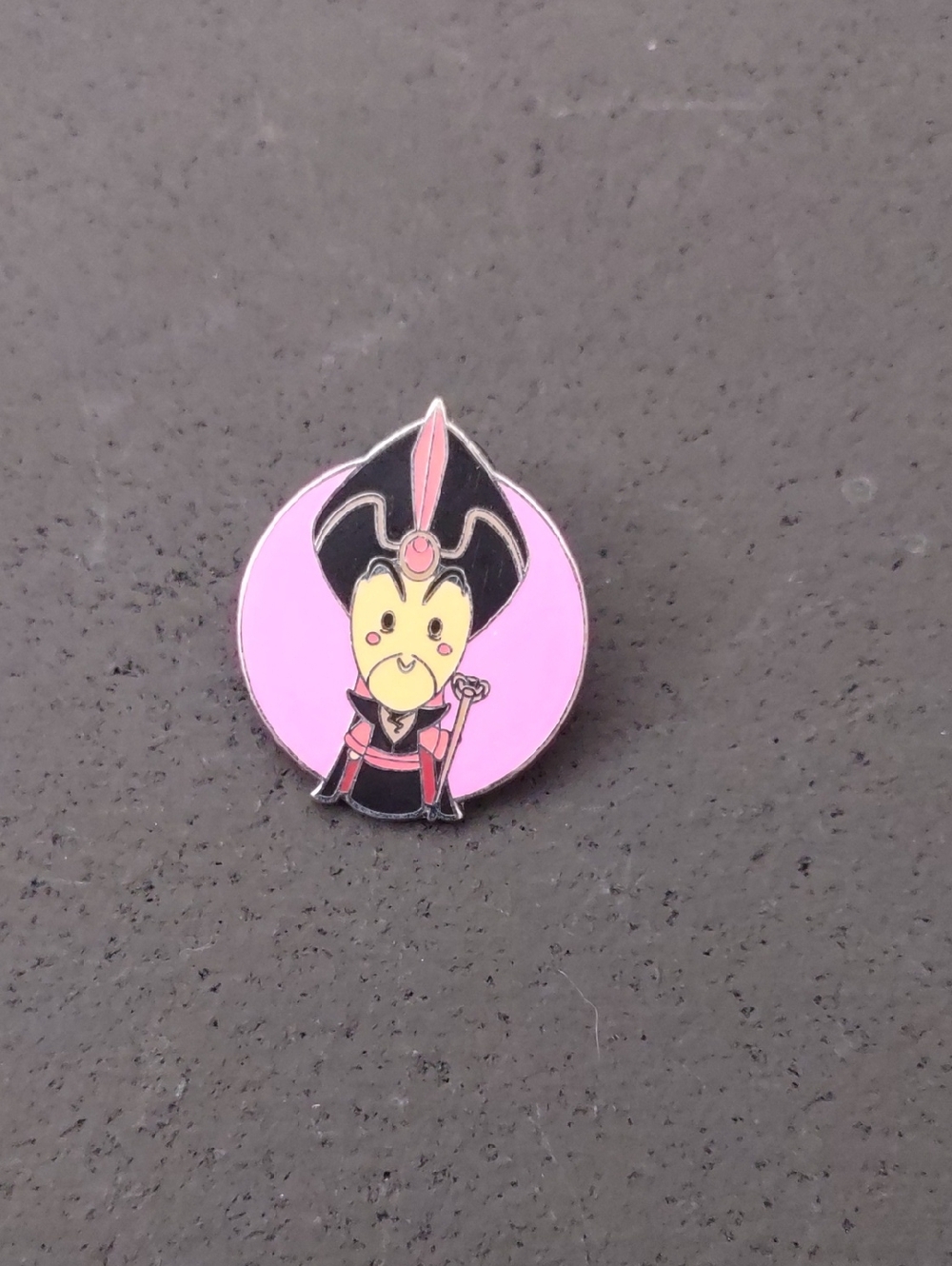 New Never Attached To PIN BOARD   World Of Evil Mystery Pin (JAFAR) 1inch